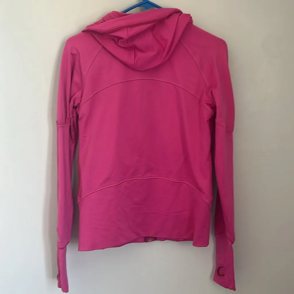 ALO Yoga Coolfit Vibrant Pink Zip up jacket.  Size S - Image 5