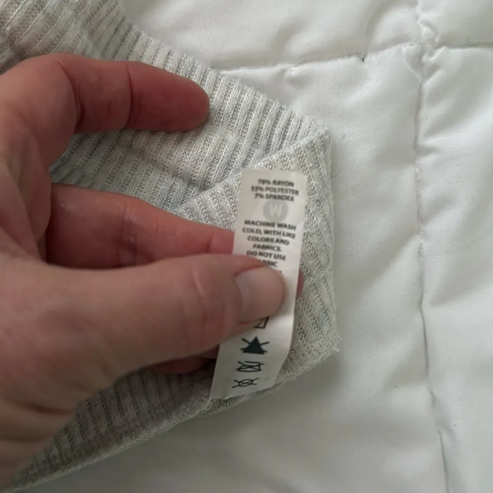 Glyder Bianca Ribbed 7/8 Jogger, Grey, Size M - Image 11