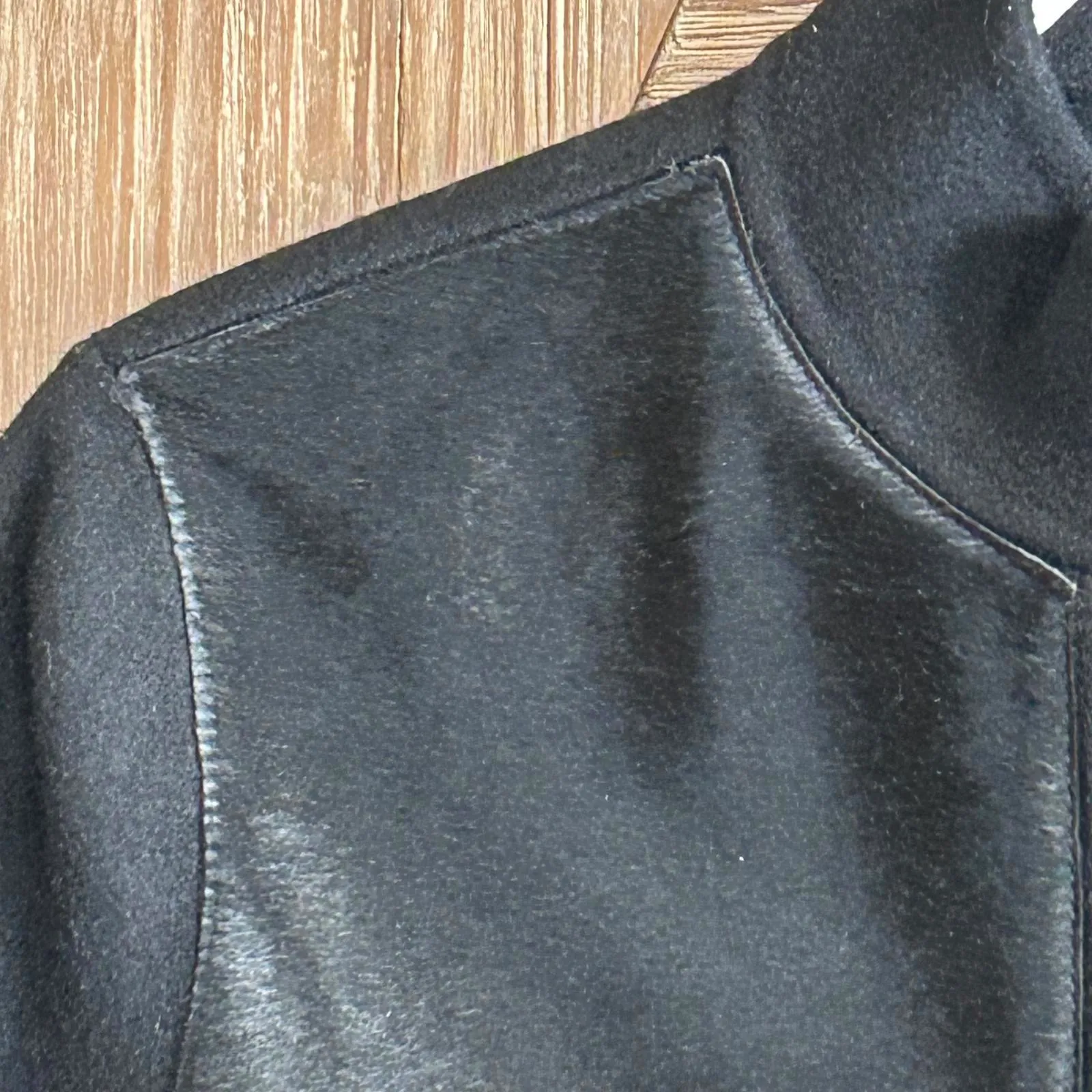 Vince Women's Black Wool Textured Coat Size XS - Image 4