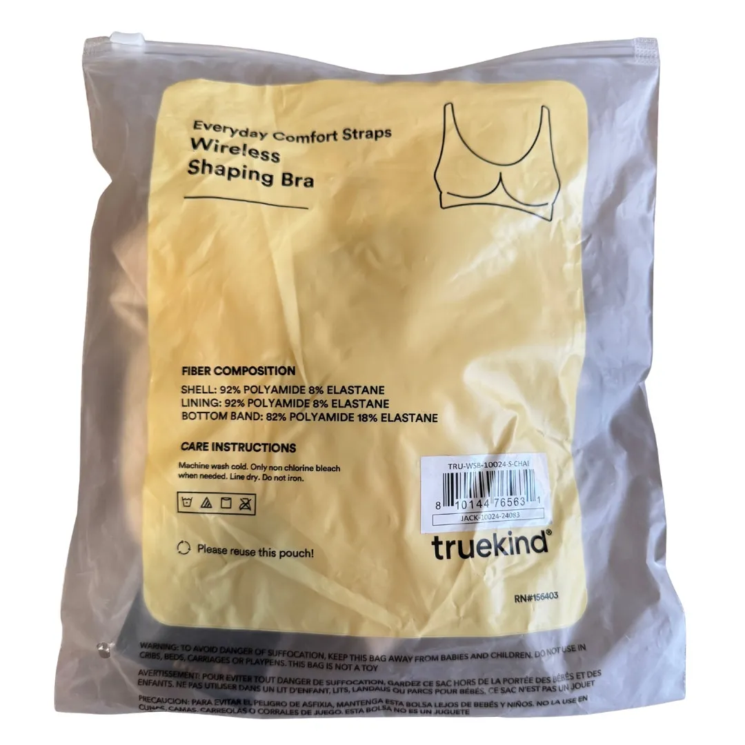 Shapermint TRUEKIND Everyday Comfort Straps Wirefree Shaper Bra Chai NWT Small Tan - Image 8