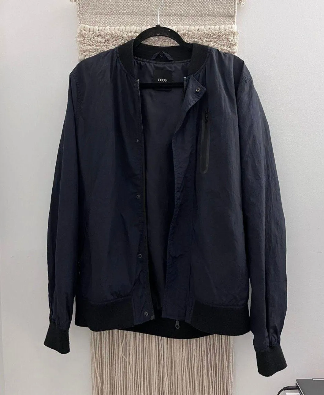 Blue Bomber Windbreaker Jacket - Image 3