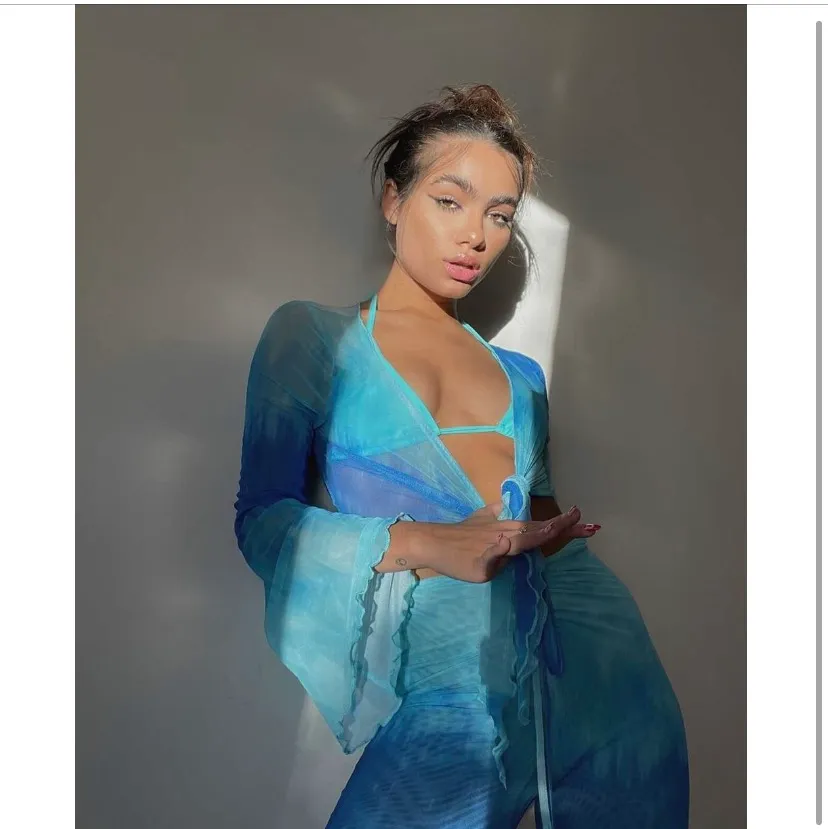 Tiger Mist Bikini Top And Wrap Top - Image 9