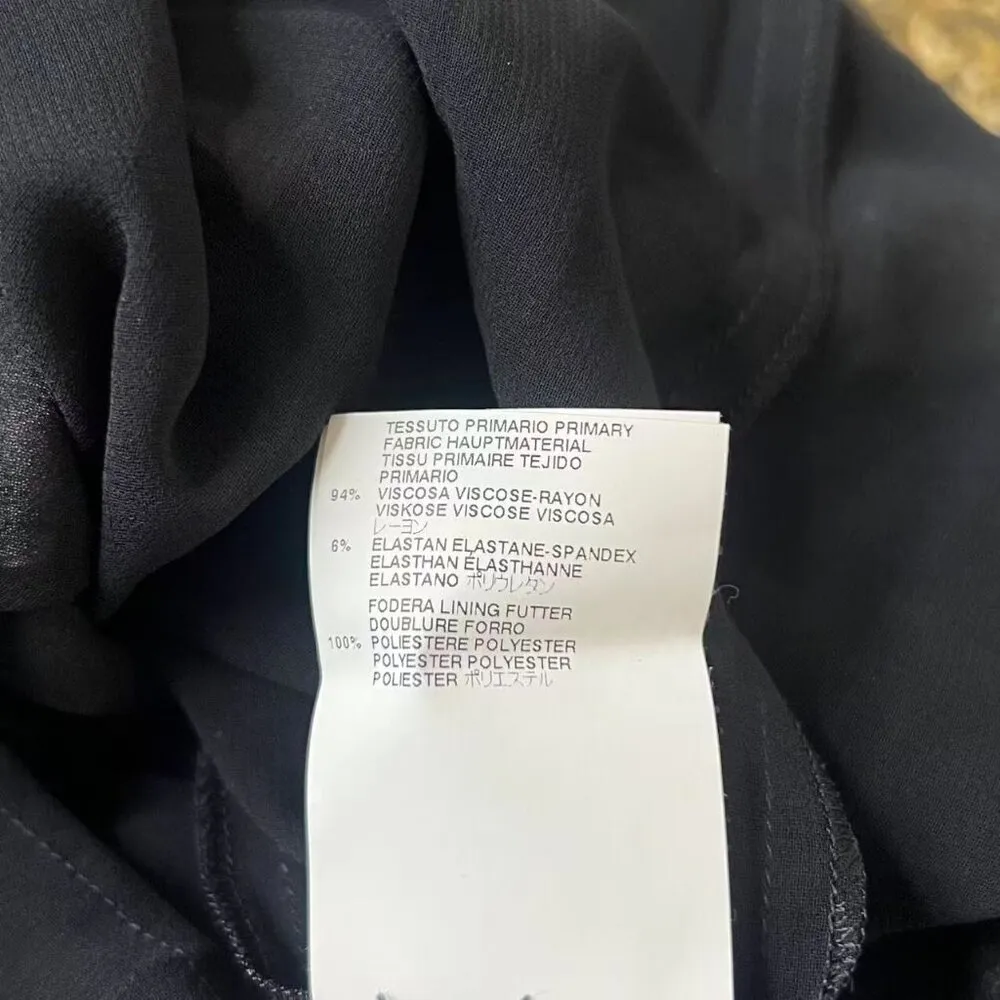 Justcavalli Women's Floral Long Sleeve Irregular Dress Size 40 - Image 16