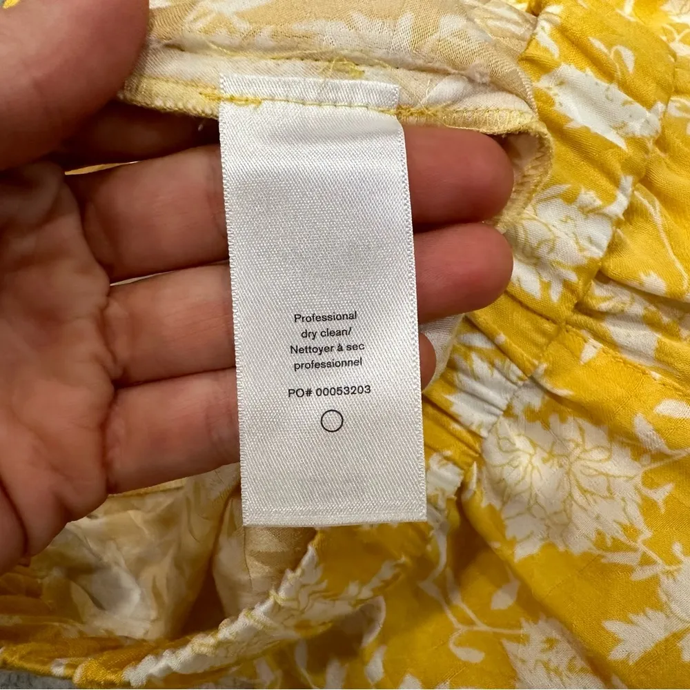 rag & bone Ivy Printed Yellow Shorts Medium M - Image 5