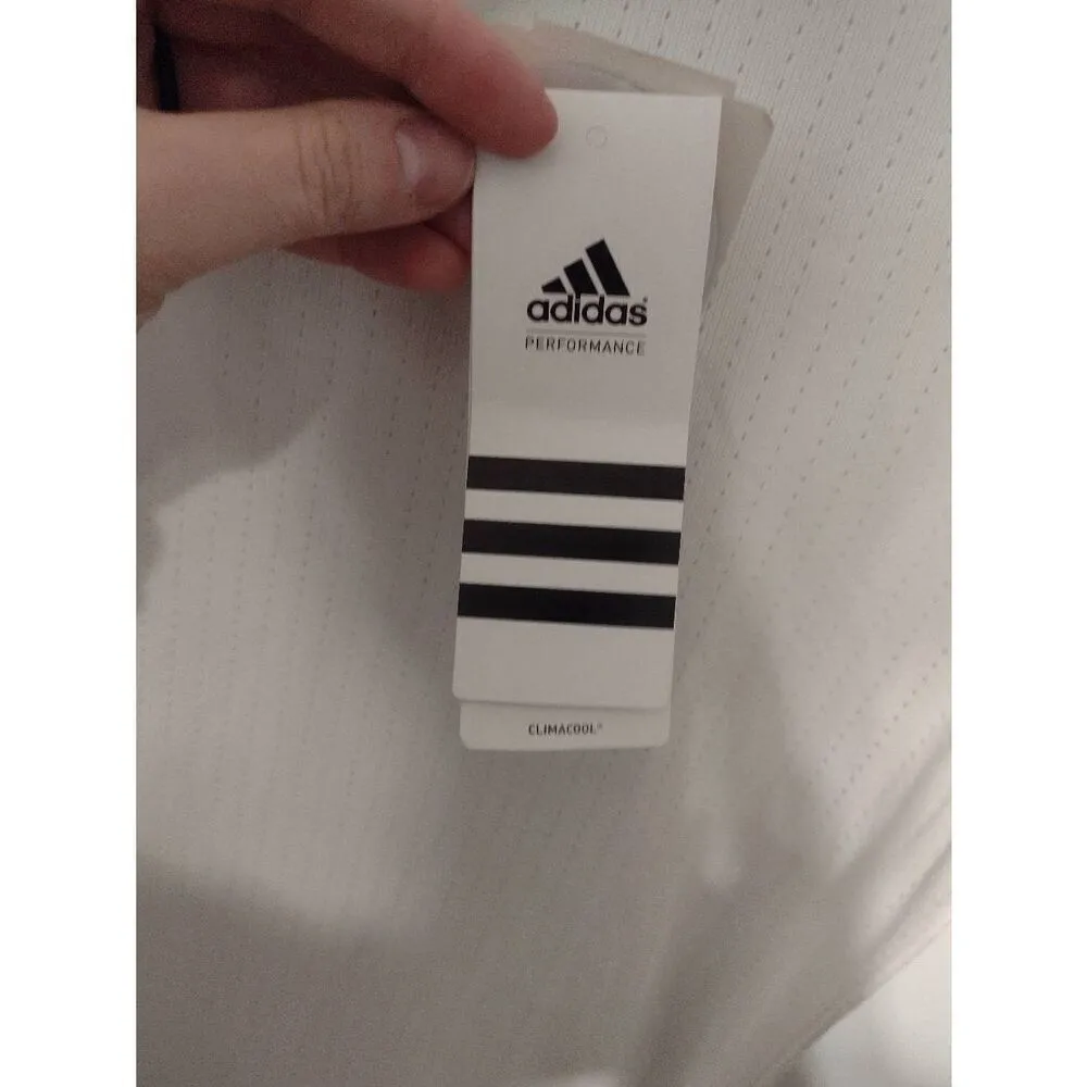 Adidas Womens Condivo 16 Size Medium White Vneck Short Sleeve Soccer Jersey NWT - Image 3