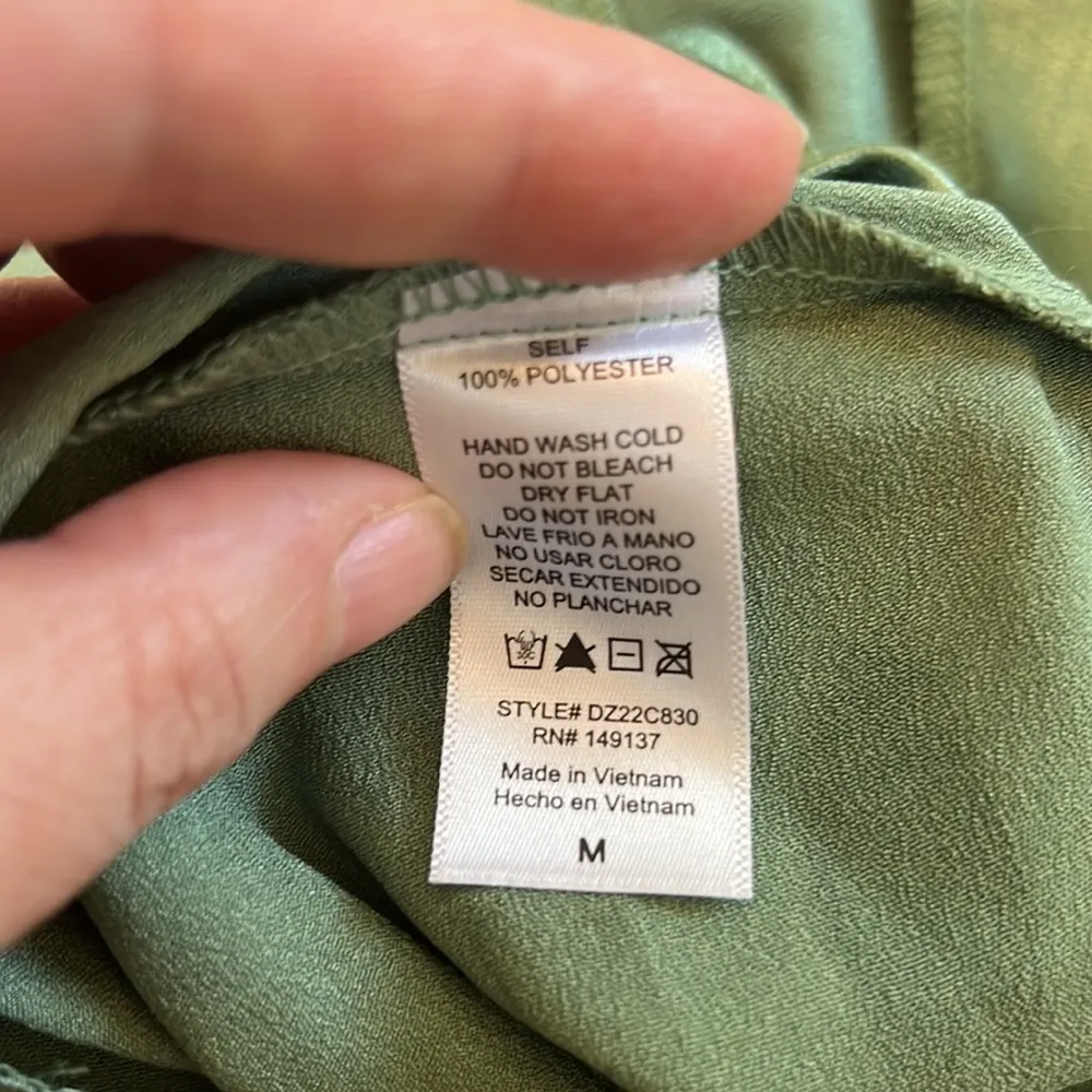 Double Zero  Mystical Medium, Ivory Satin Mini Skirt, hidden side zipper, Medium - Image 5