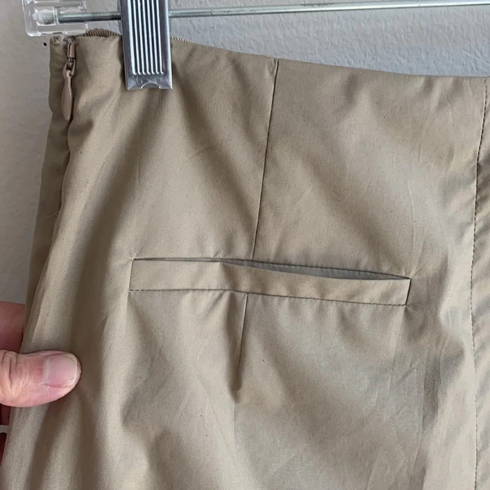 PAULE KA Paris Beige Cigarette High Waist Pants Sz 34 NWT Tan - Image 7