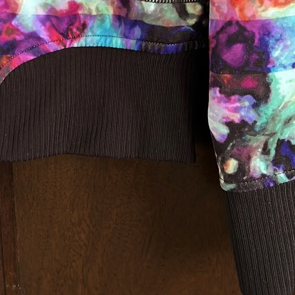 EUC Athleta Floral Bombtastic Bomber Jacket - Image 7