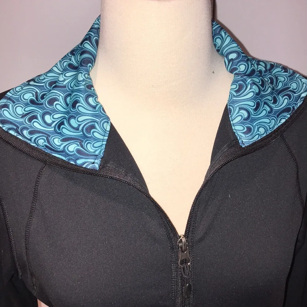 Champion Black Zipup with Detail Collar - Image 3