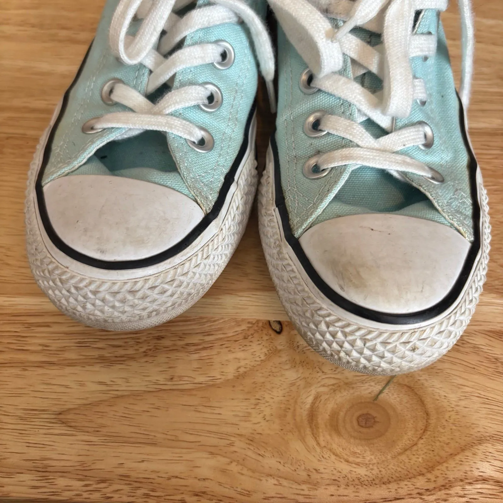 Converse Light Blue Sneakers‎ Size 7 - Image 3