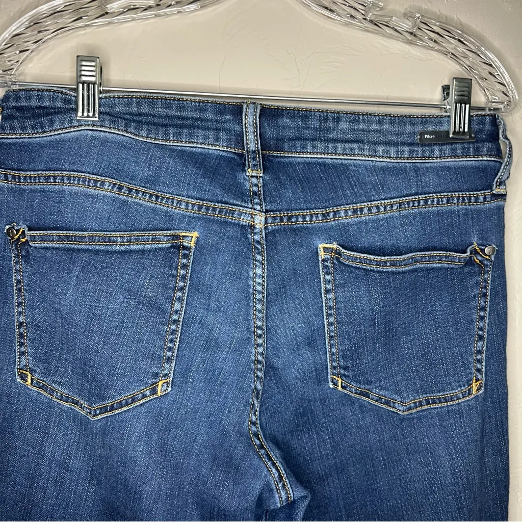 Anthropologie  Script Raw Hem Cropped Denim Jeans - Image 12