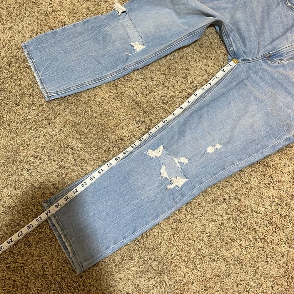 Abercrombie & Fitch SHORT The Ankle Straight Ultra High Rise Jeans Size 26/2S - Image 14