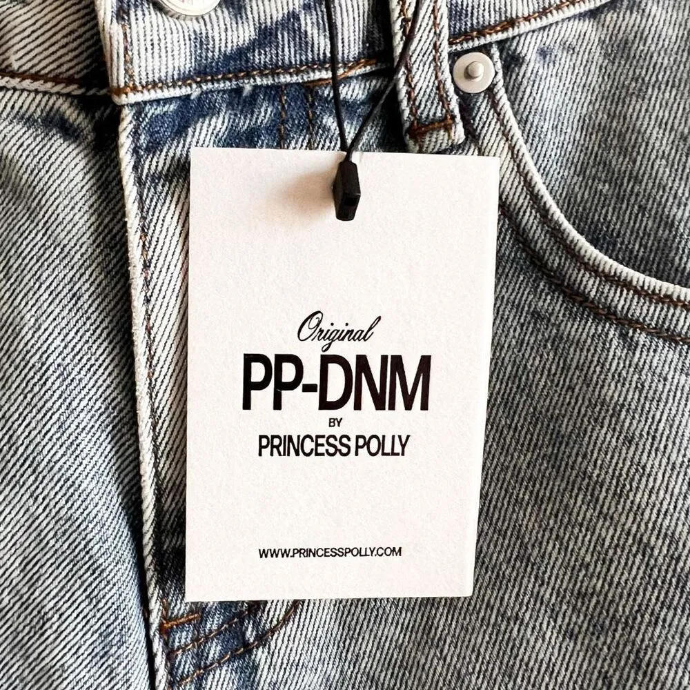 New Princess Polly Lauren’s Denim Shorts Size 2 - Image 5