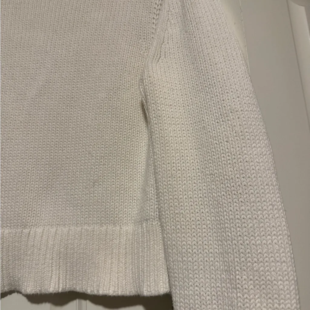J. Crew Elegant Cream heritage roll neck Crew Neck Sweater - Image 3