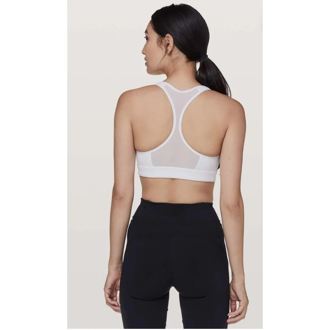 Lululemon Speed Up Bra High Support for C/D Cup White Mesh Back Racerback * 6 * - Image 9