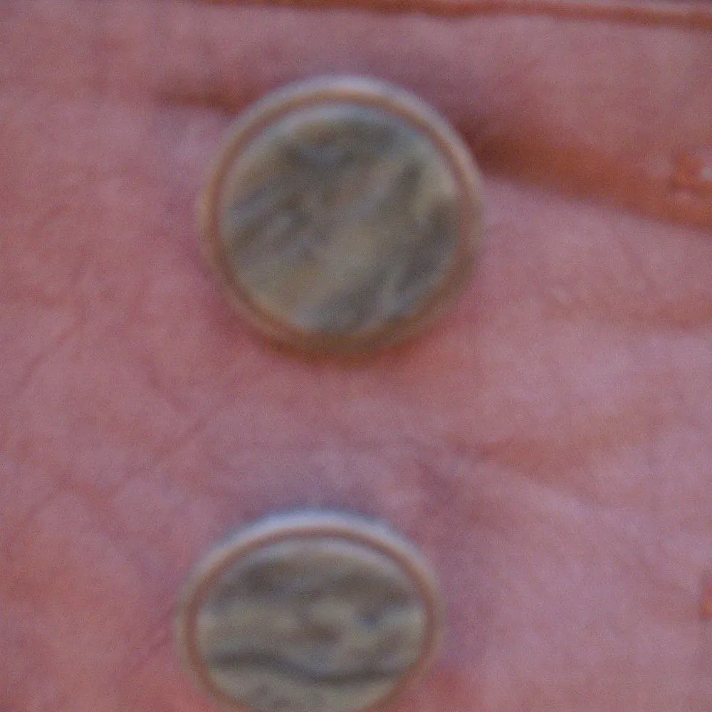 Vintage Faux Suede Jacket Orange Size XS - Image 4