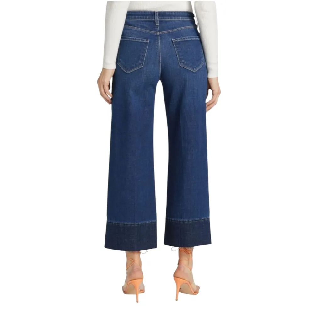 L’AGENCE Whitney High-Waisted Wide-Leg Cropped Jeans - Image 2