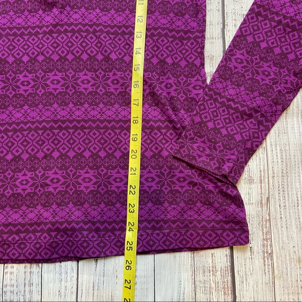 Columbia Purple Quilted Pattern Lightweight Jacket. Size Large - Image 8