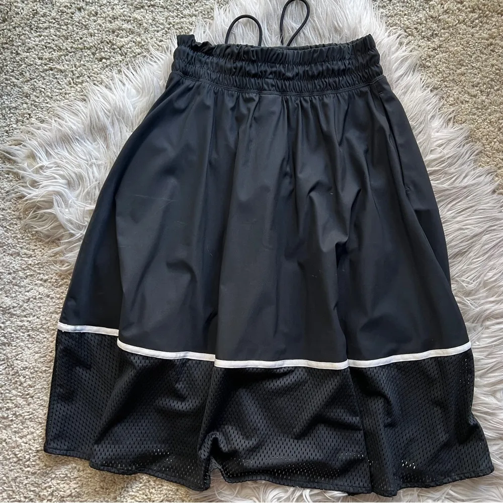 Nike Black Flowy Midi Skirt - Image 6