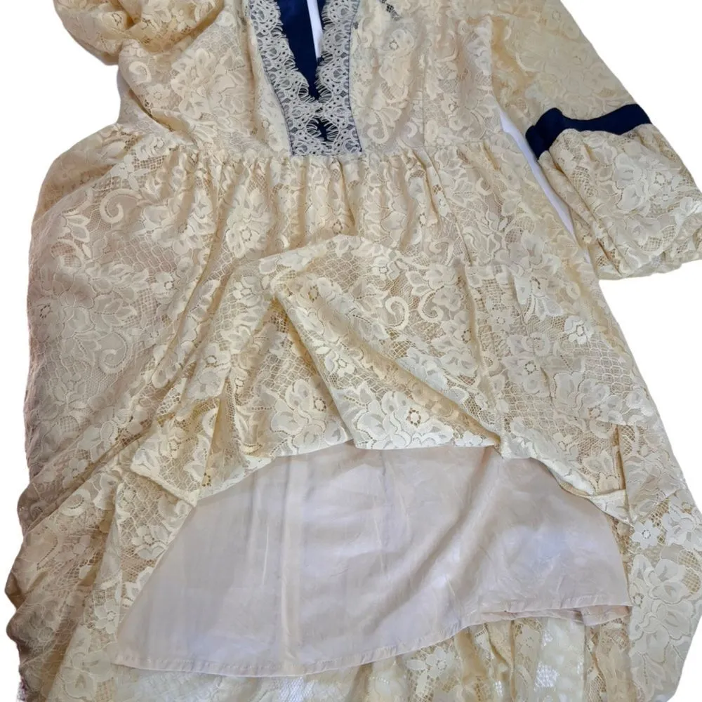 Free People Gilded Lace Mini Dress - Image 7