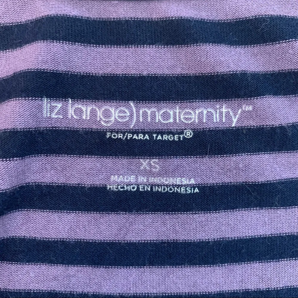Liz Lange Maternity Purple Striped Tank Dress XS - Image 9