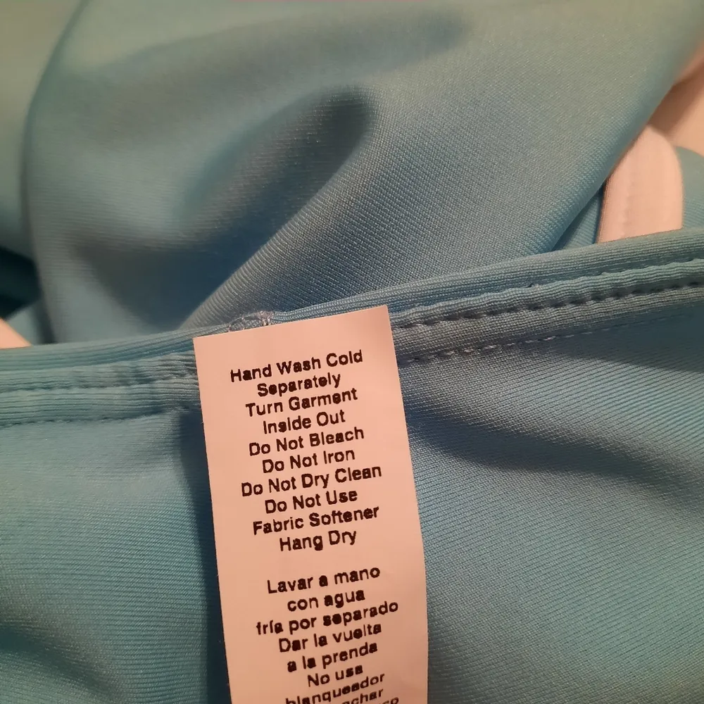 K-Swiss Eleven By Venus Williams Leggings Womens Small Ice Sky Blue Rollerskate - Image 9