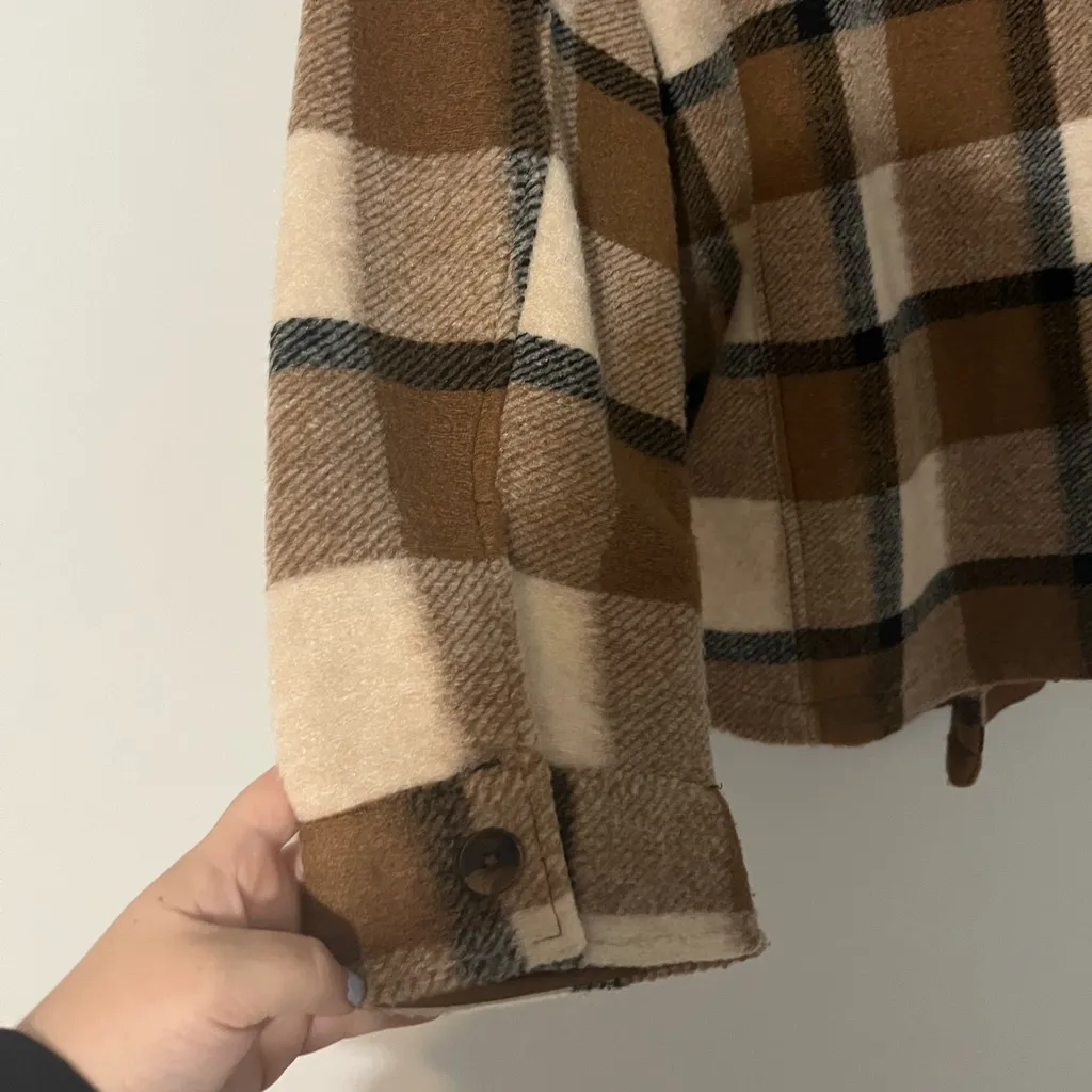 Ava &‎ Viv Plaid Flannel Fleece Shacket Size 3X NWOT - Image 7