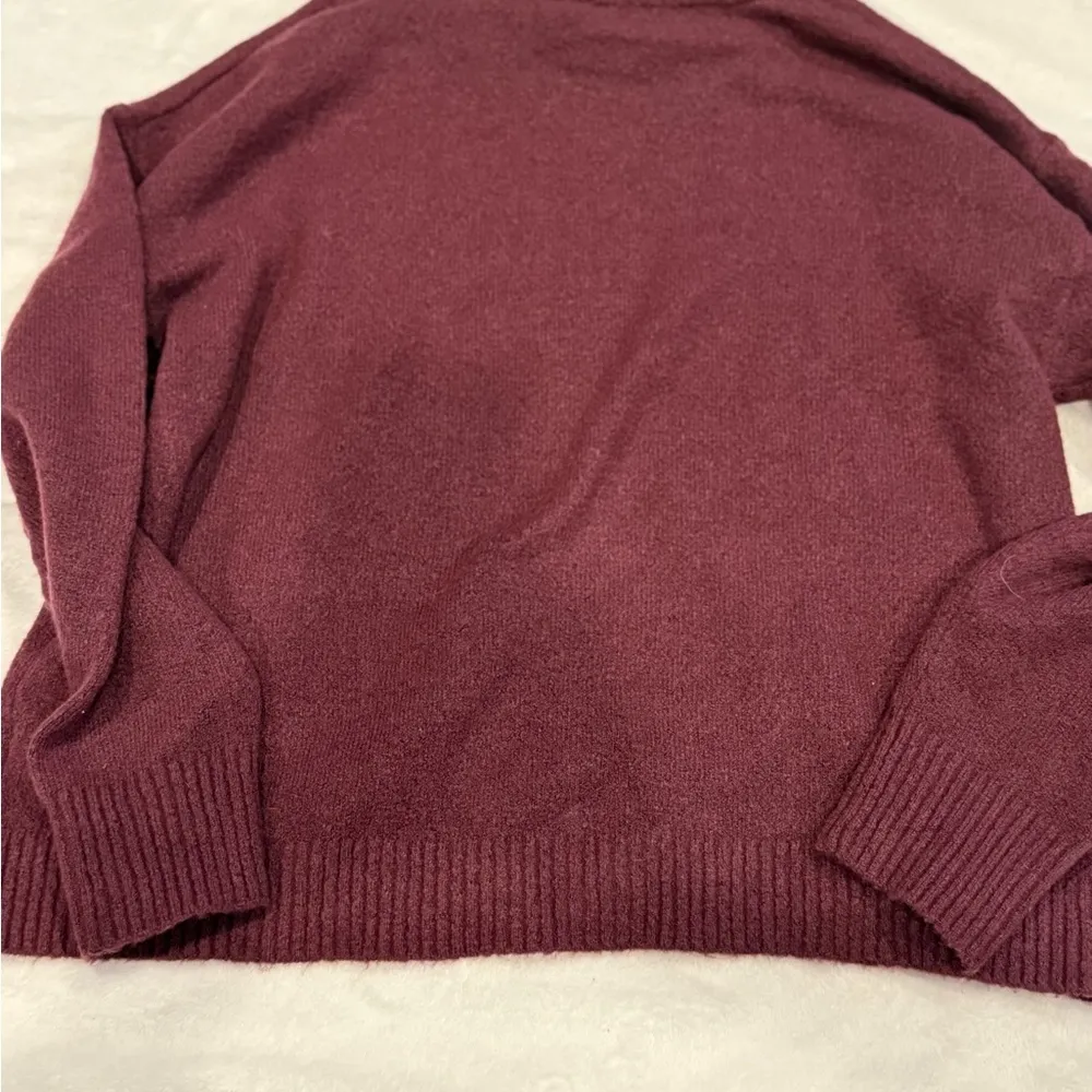 It's Our Time Purple Cowl Neck Sweater - Image 4