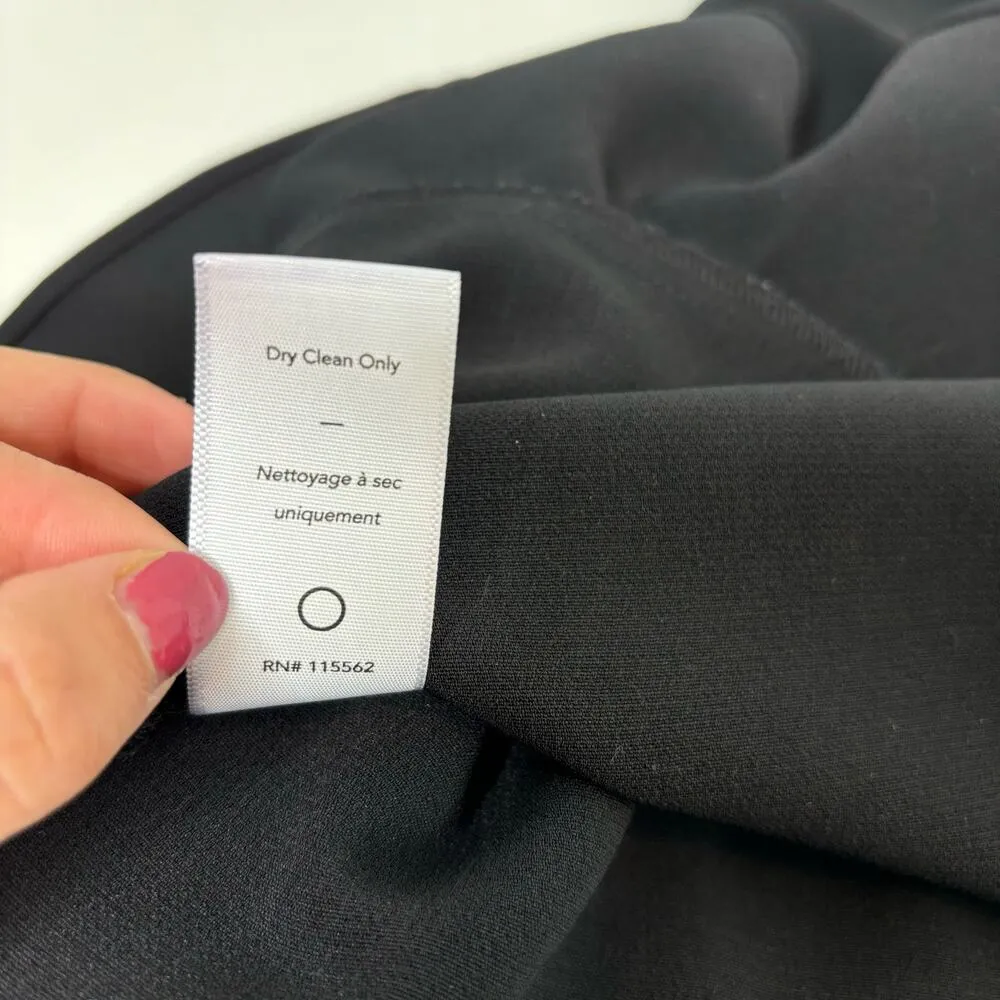 Likely Revolve Bellerose Off the Shoulder Ruffle Hem Black Mini Dress 6 - Image 6