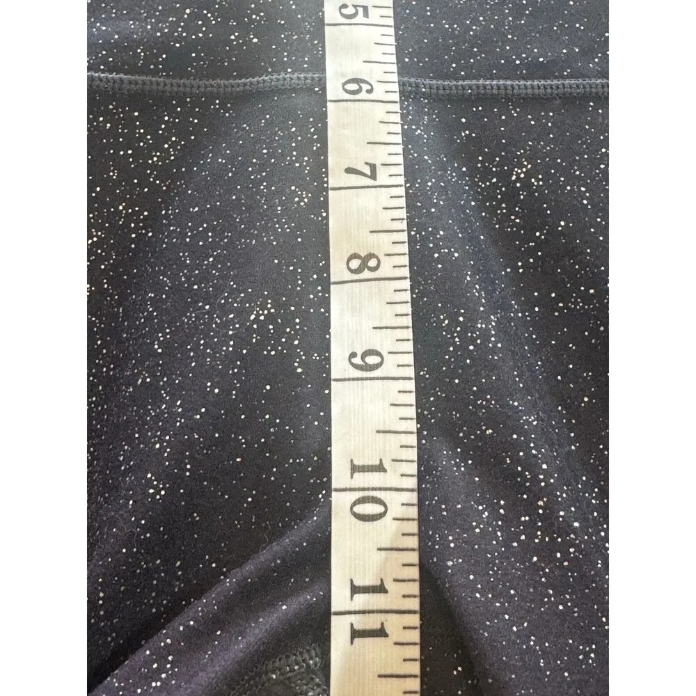 Peloton Womens Leggings Sz Small High Waist X Sunrise Fade Sparkle Compression - Image 15