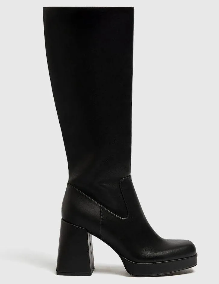 Knee High Heeled Boots - Image 6