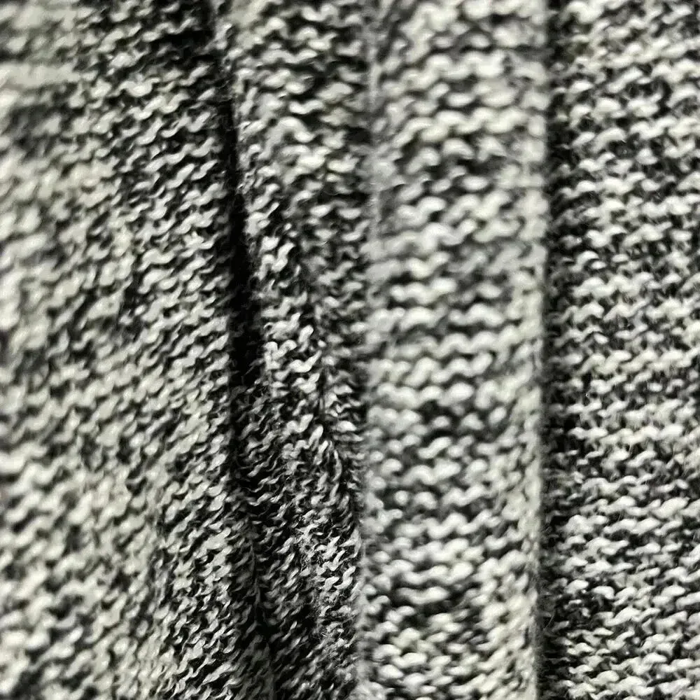 Chicos Women’s Gray Black Speckled 100% Linen Casual Pull Over Hoody 2 - Image 4