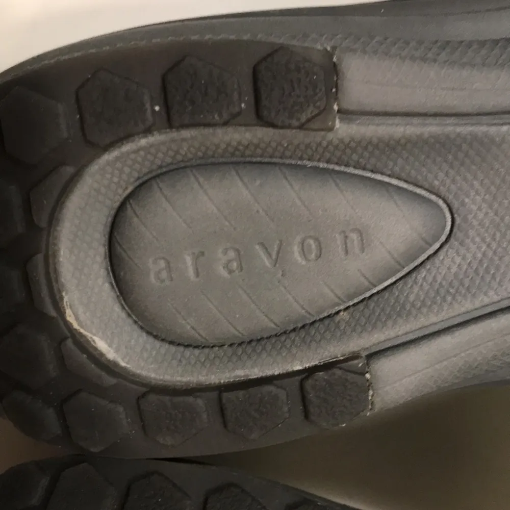 Aravon Women’s Suede Leather Blue Slip - Image 8