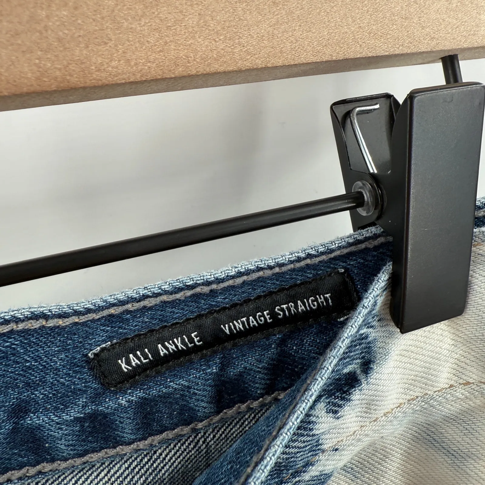 Edwin Jeans SZ 28 Kali Ankle Vintage Straight Denim 100% Organic Cotton Tie Dye Blue - Image 11