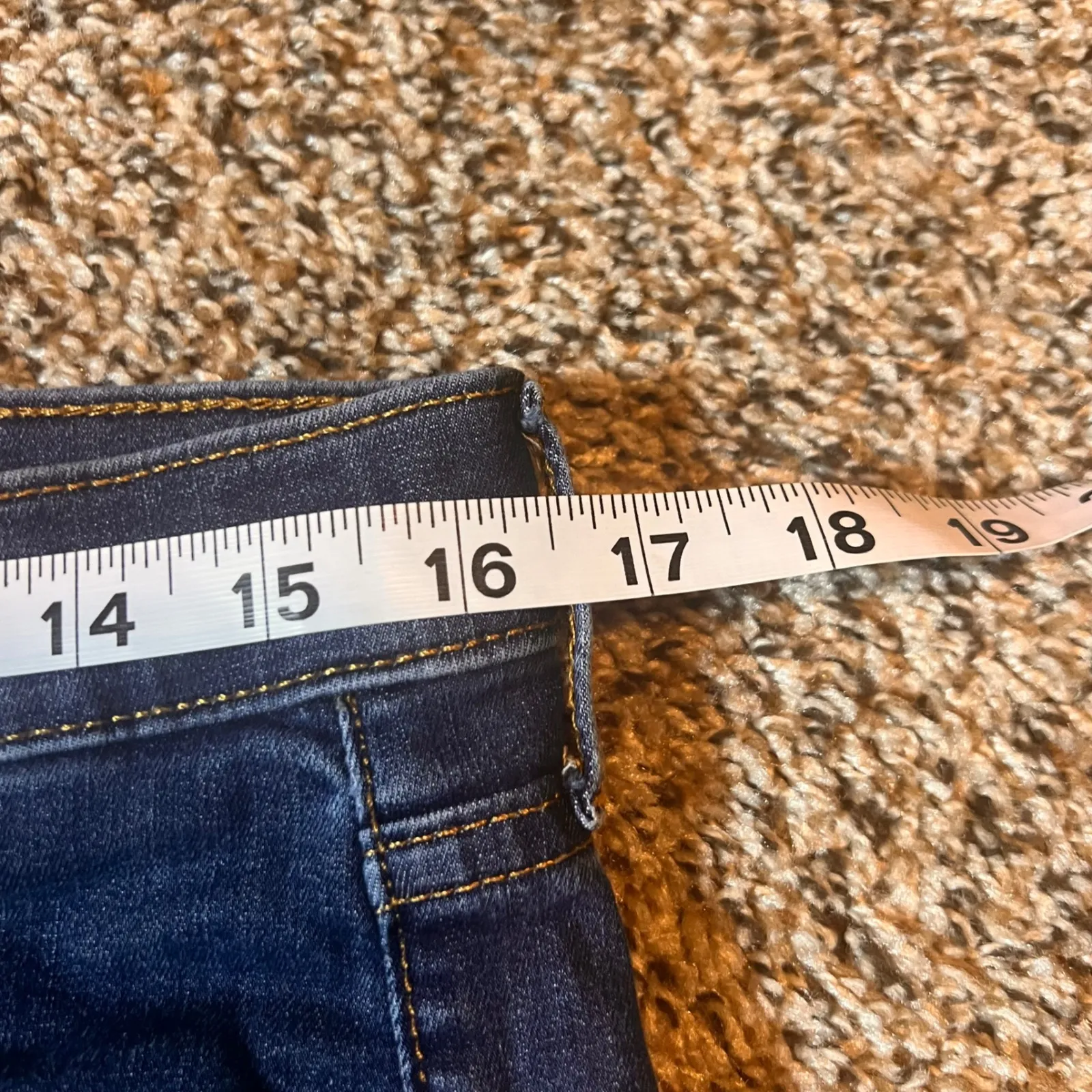 Gap Denim True Skinny Jeans Dark Wash Comfort‎ Stretch Women's Size 31 Short - Image 4