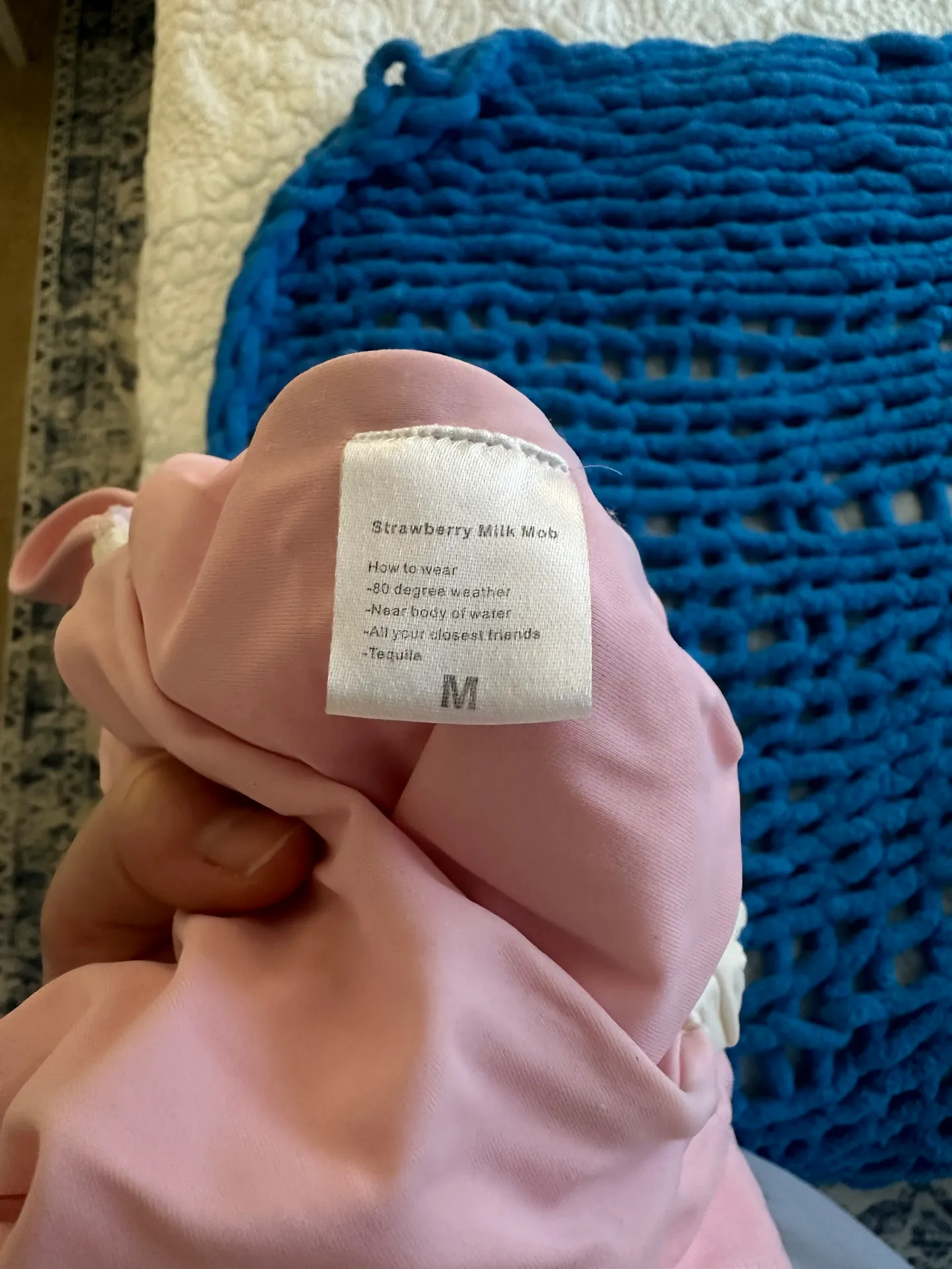 Strawberry Milk Mob Bikini Set Size M - Image 3