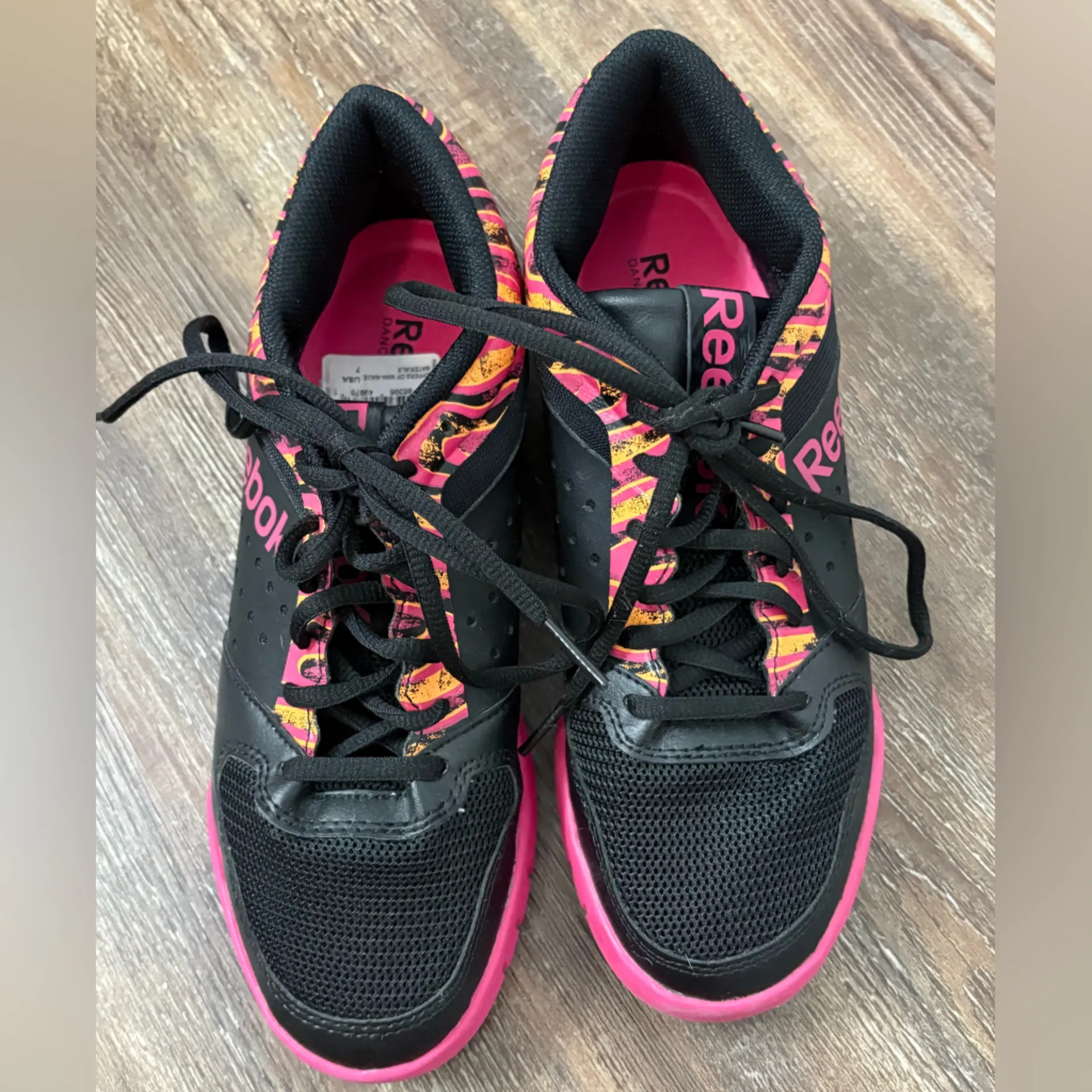 Reebok Dance Urlead 2.0 Black/Candy Pink Activewear Lace Up Sneaker Size 7 - Image 2