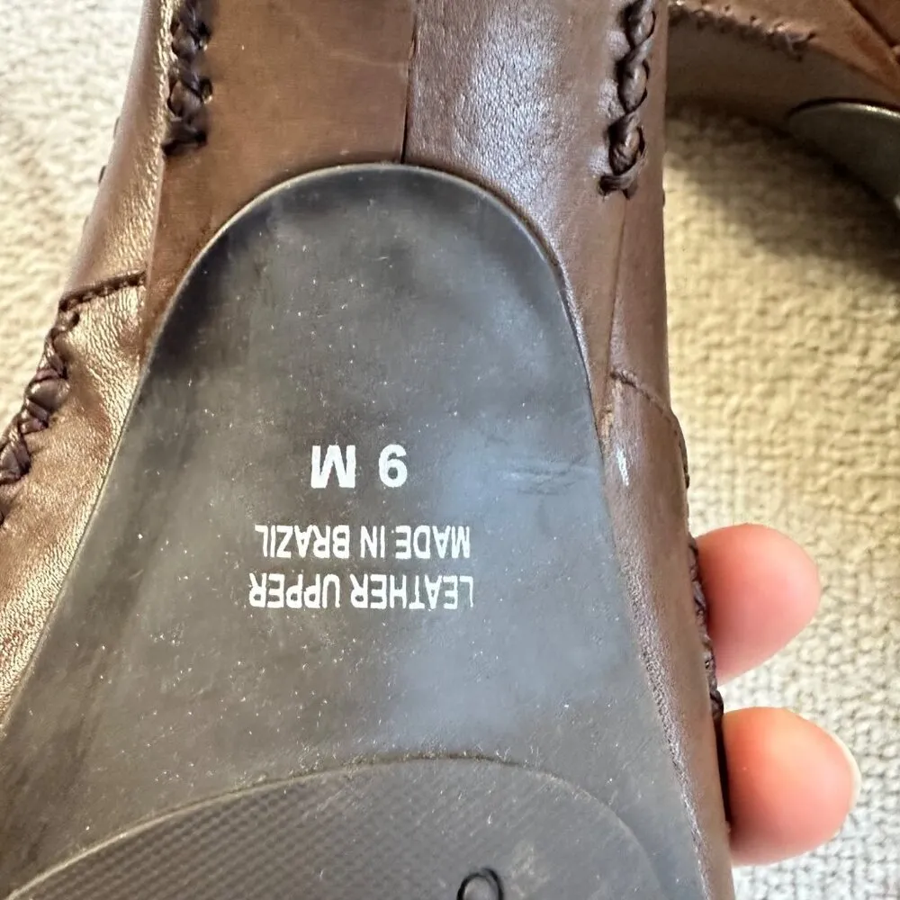 NIB Modellista Brown Leather Slip - Image 6