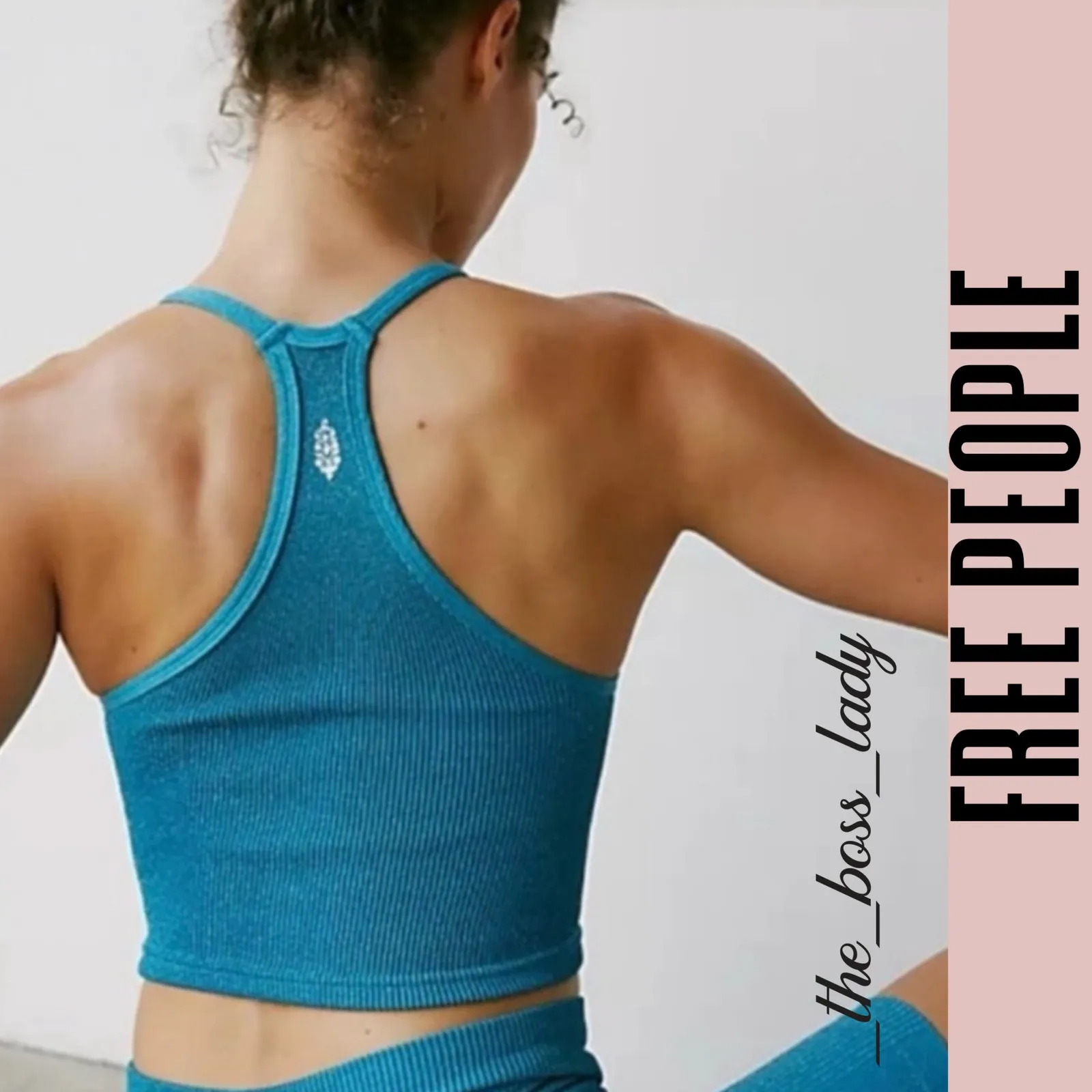 Free People cropped tank top ribbed XS / S workout activewear Movement - Image 7