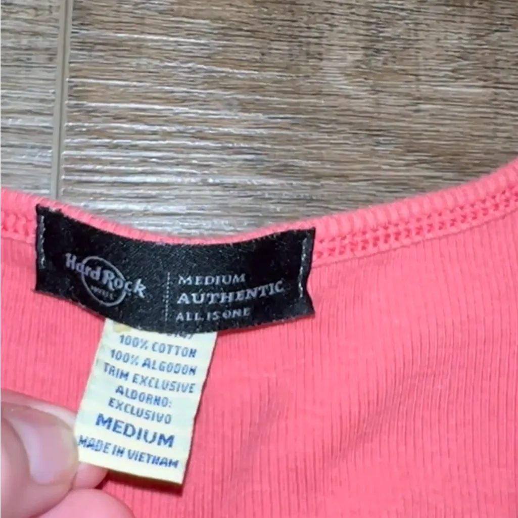 Hard Rock Cafe Coral Graphic Tank Top - Image 3