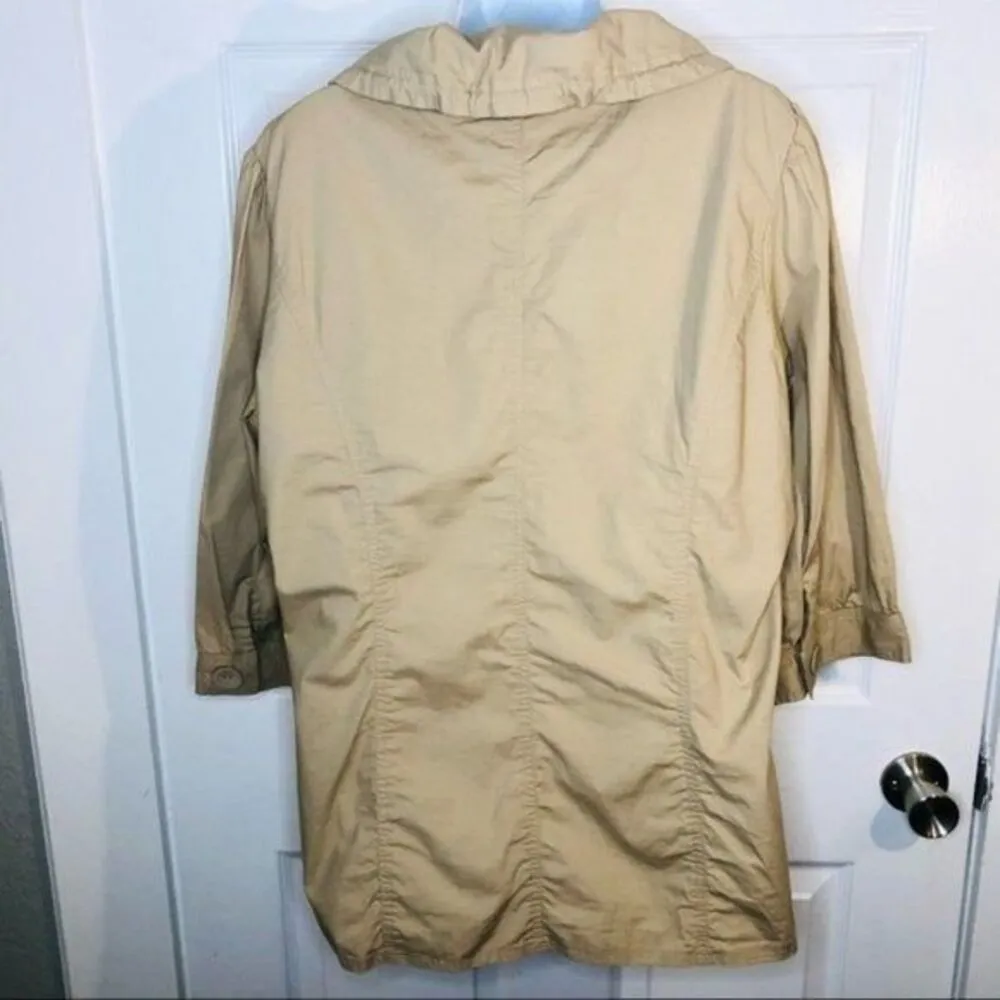 Penningtons Lightweight Summer Jacket Button Pocket Khaki Tan X 14/16 Size XL - Image 7