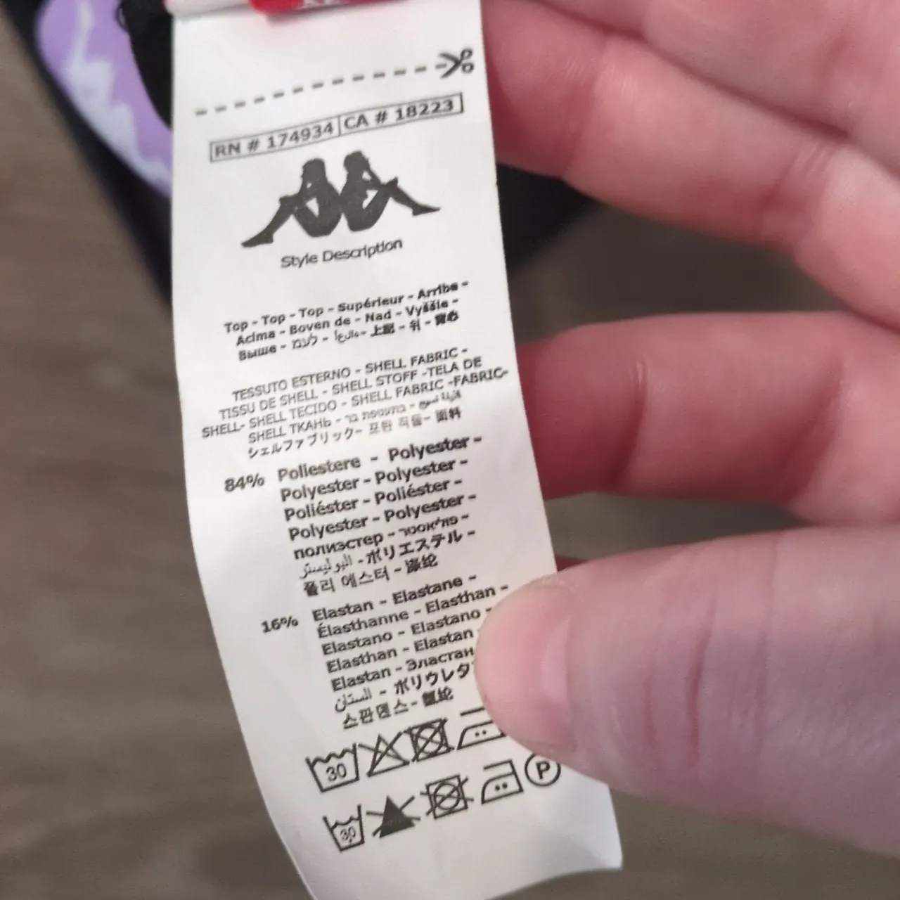 Kappa Women's 222 Banda Hoyos Bra Top Size XS - Image 10