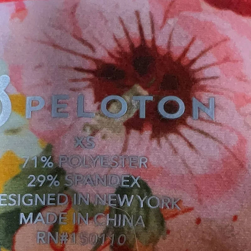 Peloton Floral Asian & Pacific Islander Heritage Collection Leggings Size XS - Image 6
