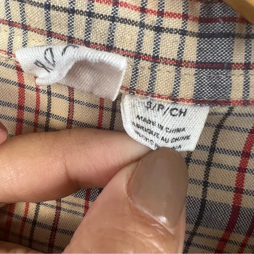 Roxy plaid button shirt Size Small - Image 13