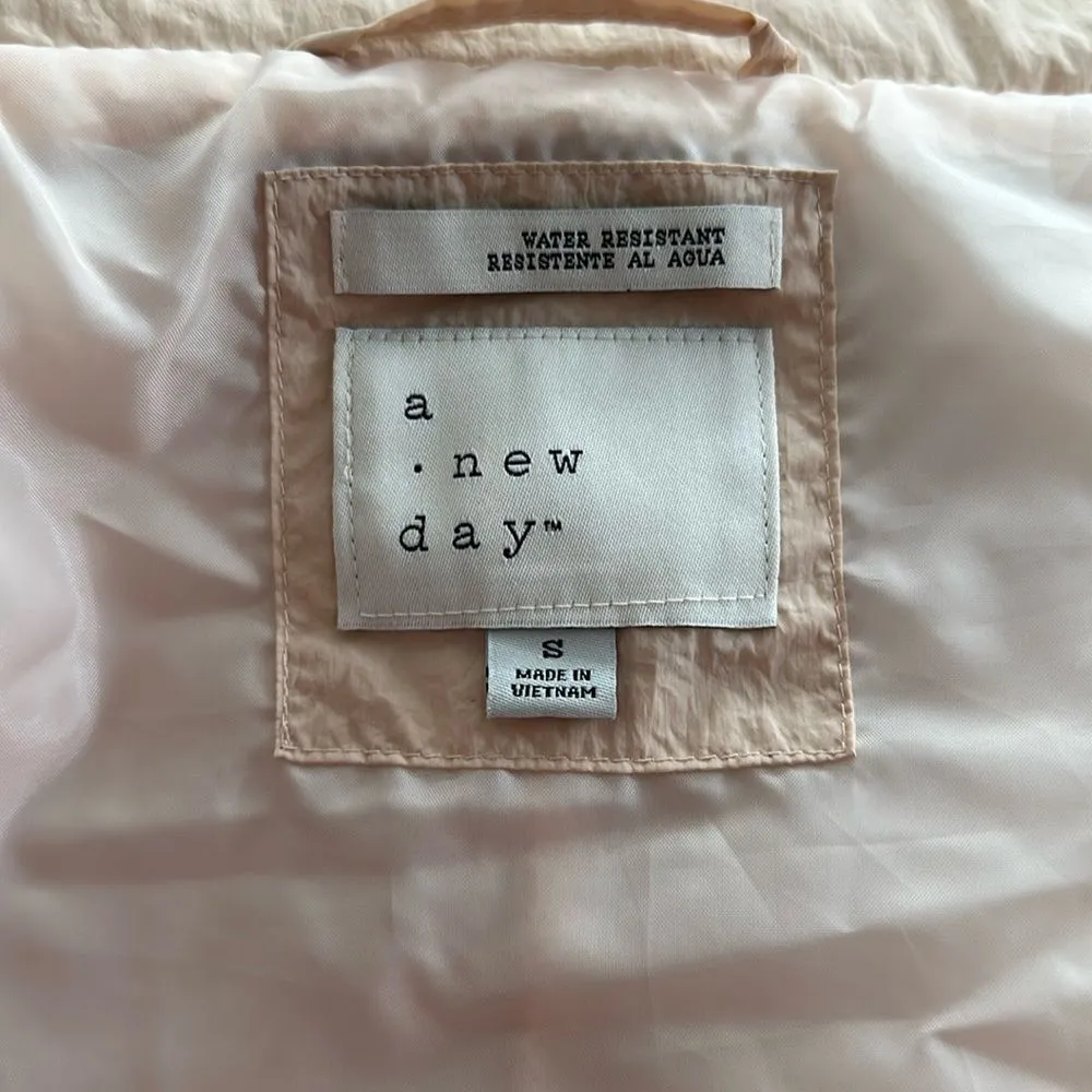 A New Day Cream Puffer Wrap Coat - Image 8