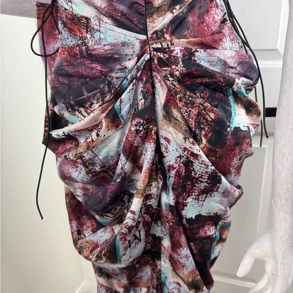 Pretty Little Thing Abstract Print Women's Dress Size 8. B14 - Image 6