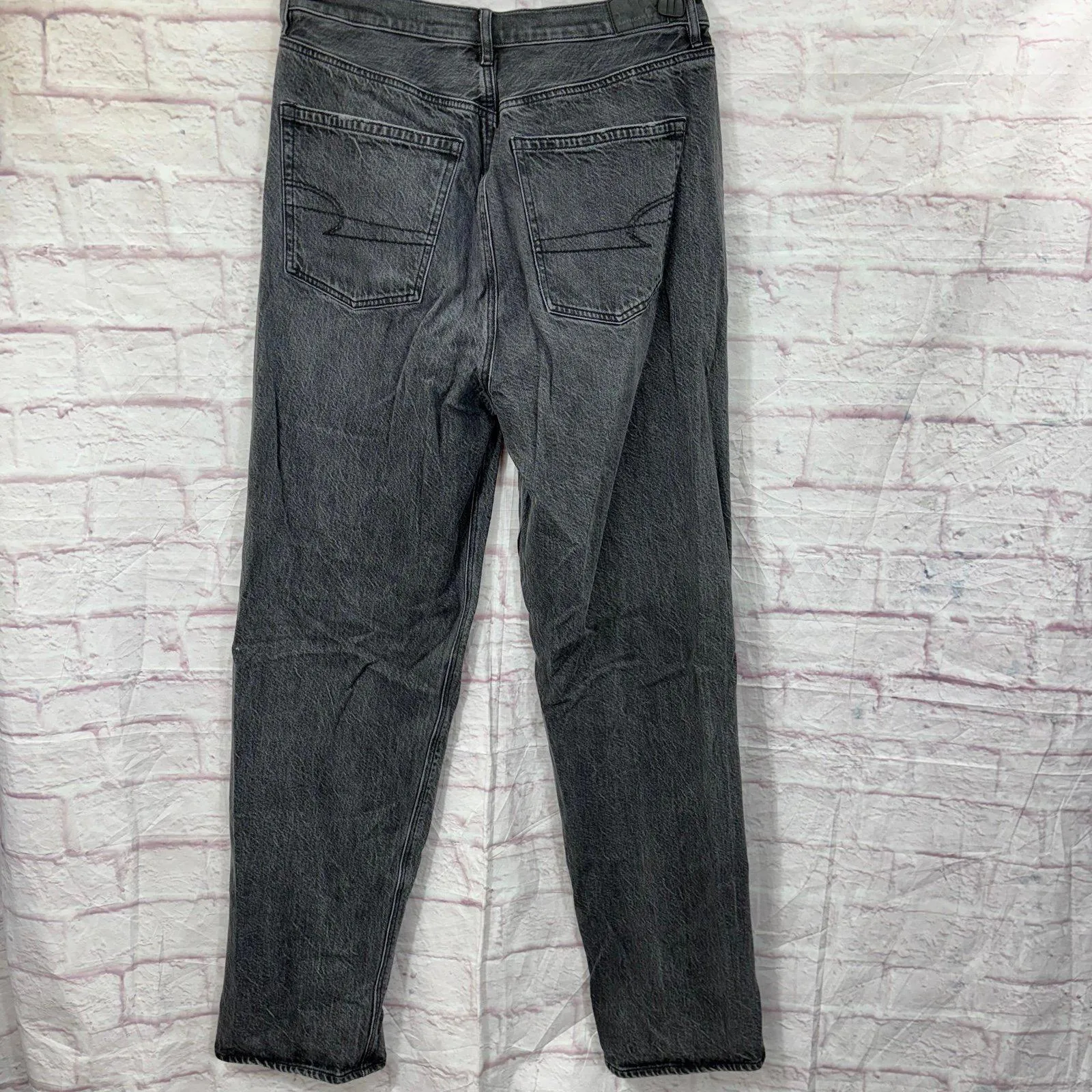 American Eagle Women’s Black Denim Jeans Size 8 Long - Image 6