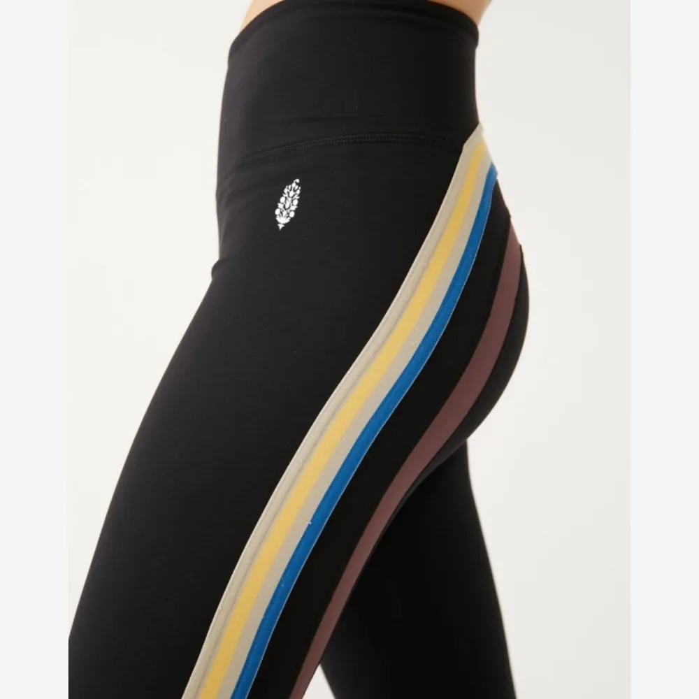 FP Movement Women's Free People Run spring Legging colorful striped NWOT $118 - Image 4