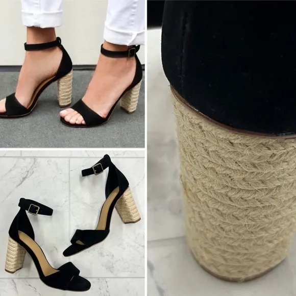 Soludos  Tall Capris Leather/Suede Heels Size 6 - Image 2