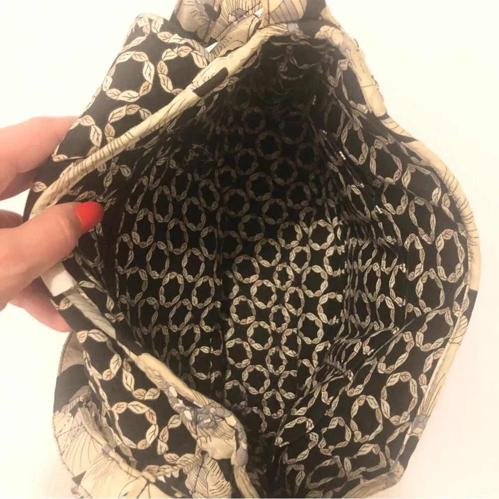 Vera Bradley Camellia Saddle Bag Magnetic Flap Front Shoulder Bag Crossbody Bag - Image 8